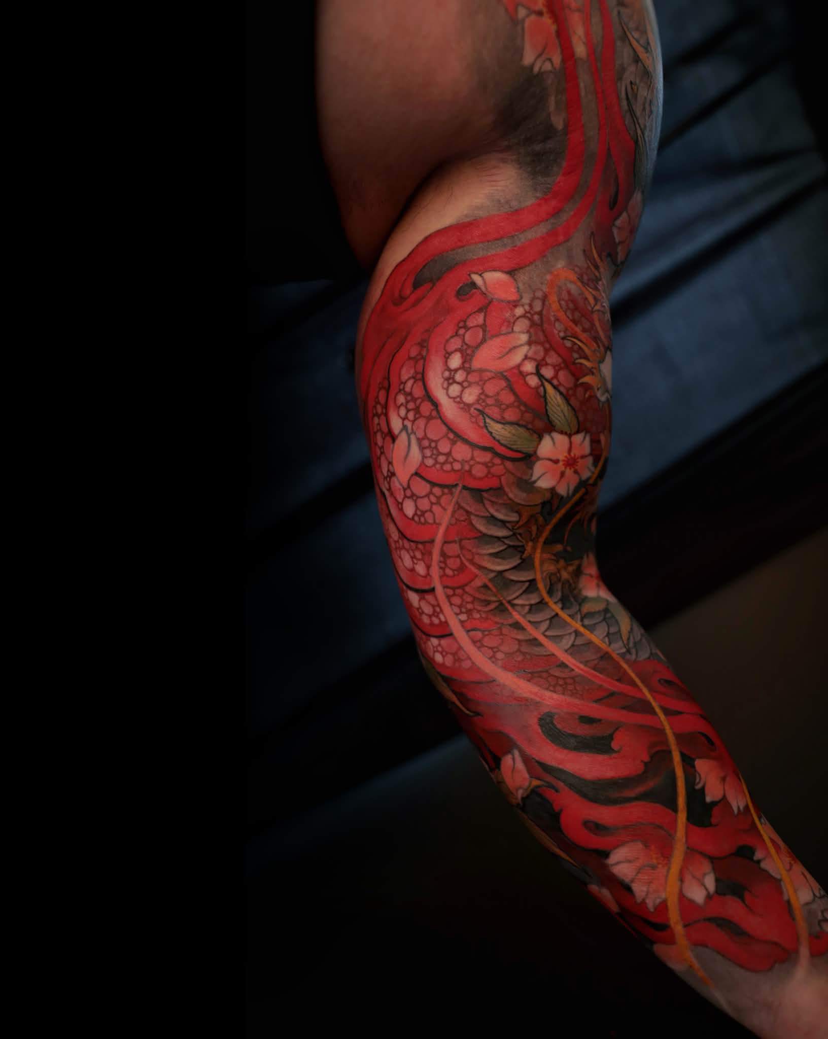 Tyler Space Art now booking 2027 Japanese tattoos in Grand Rapids