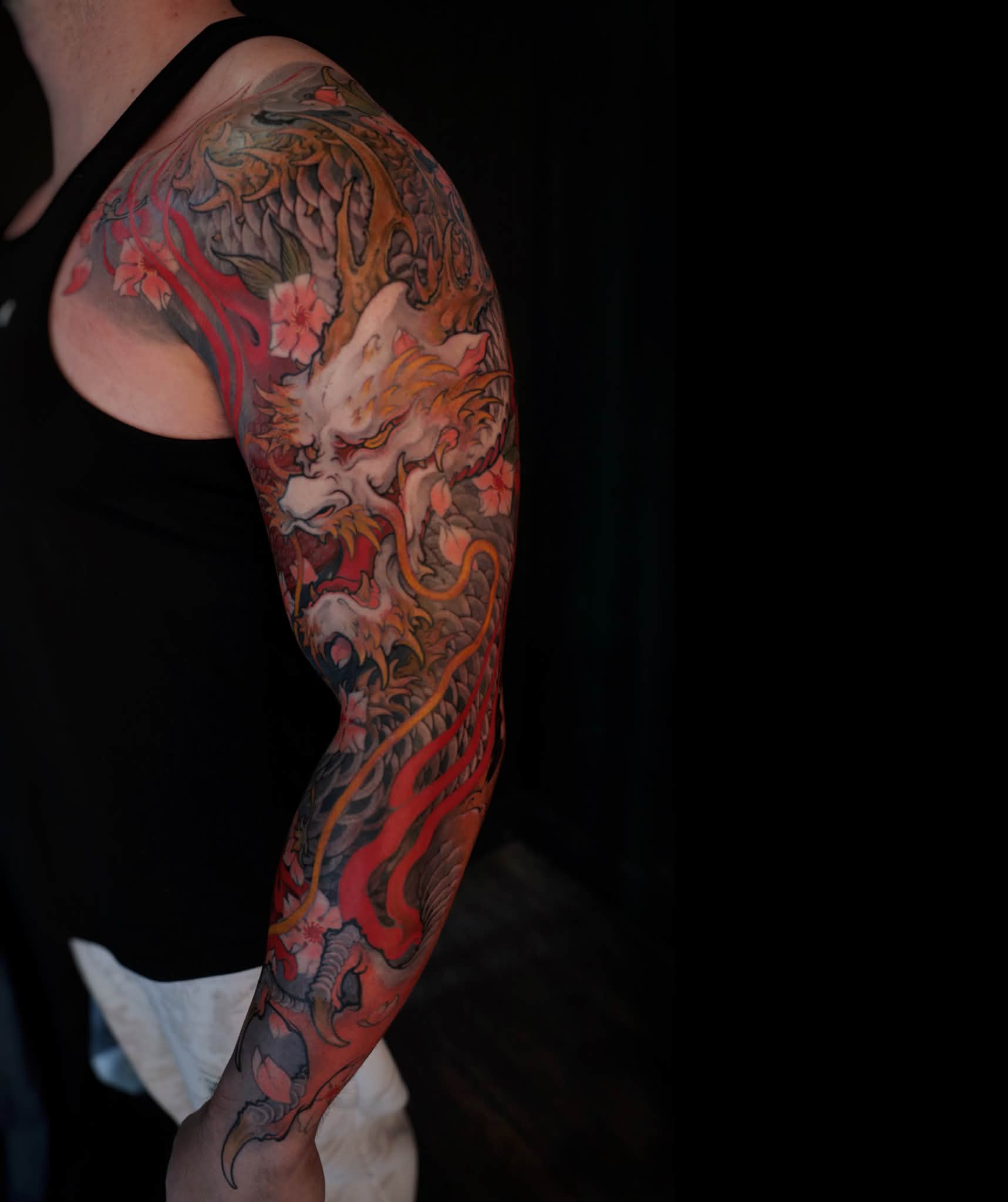 Tyler Space Art now booking 2027 Japanese tattoos in Grand Rapids