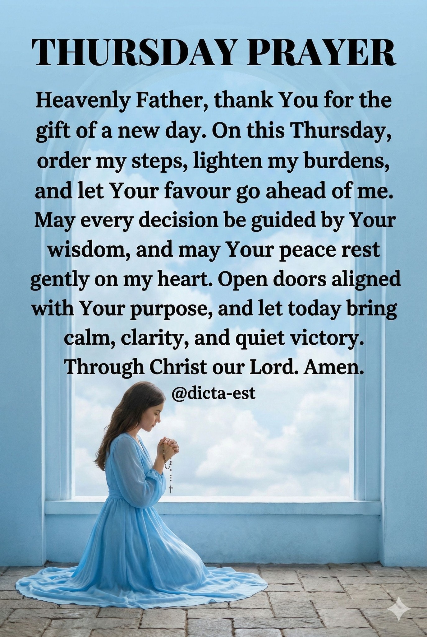 WE ARE CATHOLIC | #ThursdayPrayer #Freshstart #Grace #dictaest #fypageシ ...