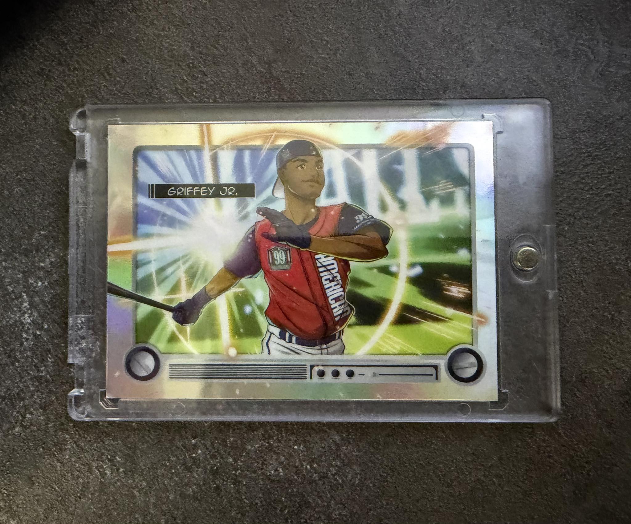 明價出售ken griffey jr anime SSP 左下角可見小傷$14000 國外成交價格 