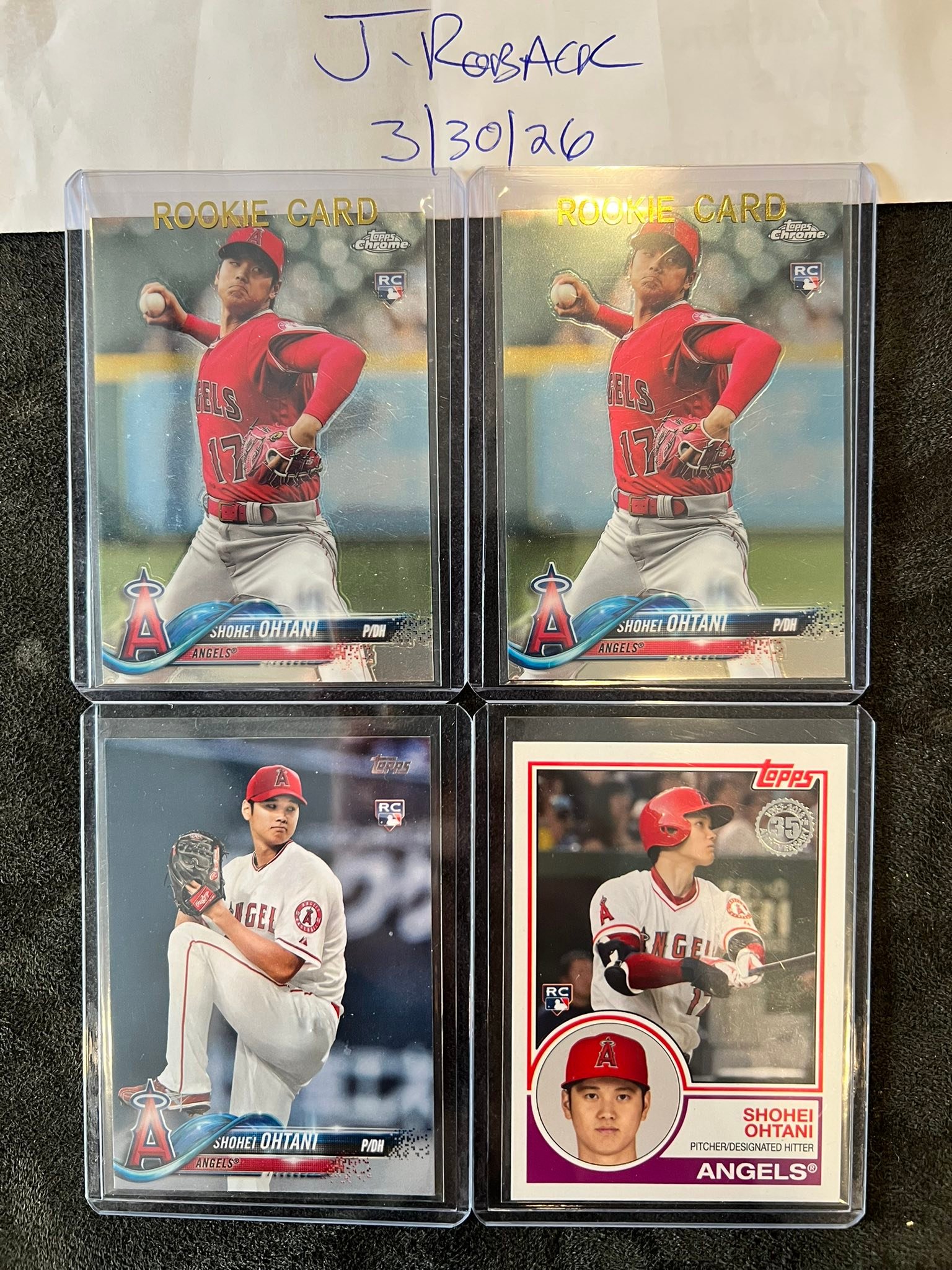 ? ? RAW OHTANI ROOKIE LOT!!! ? ? ?