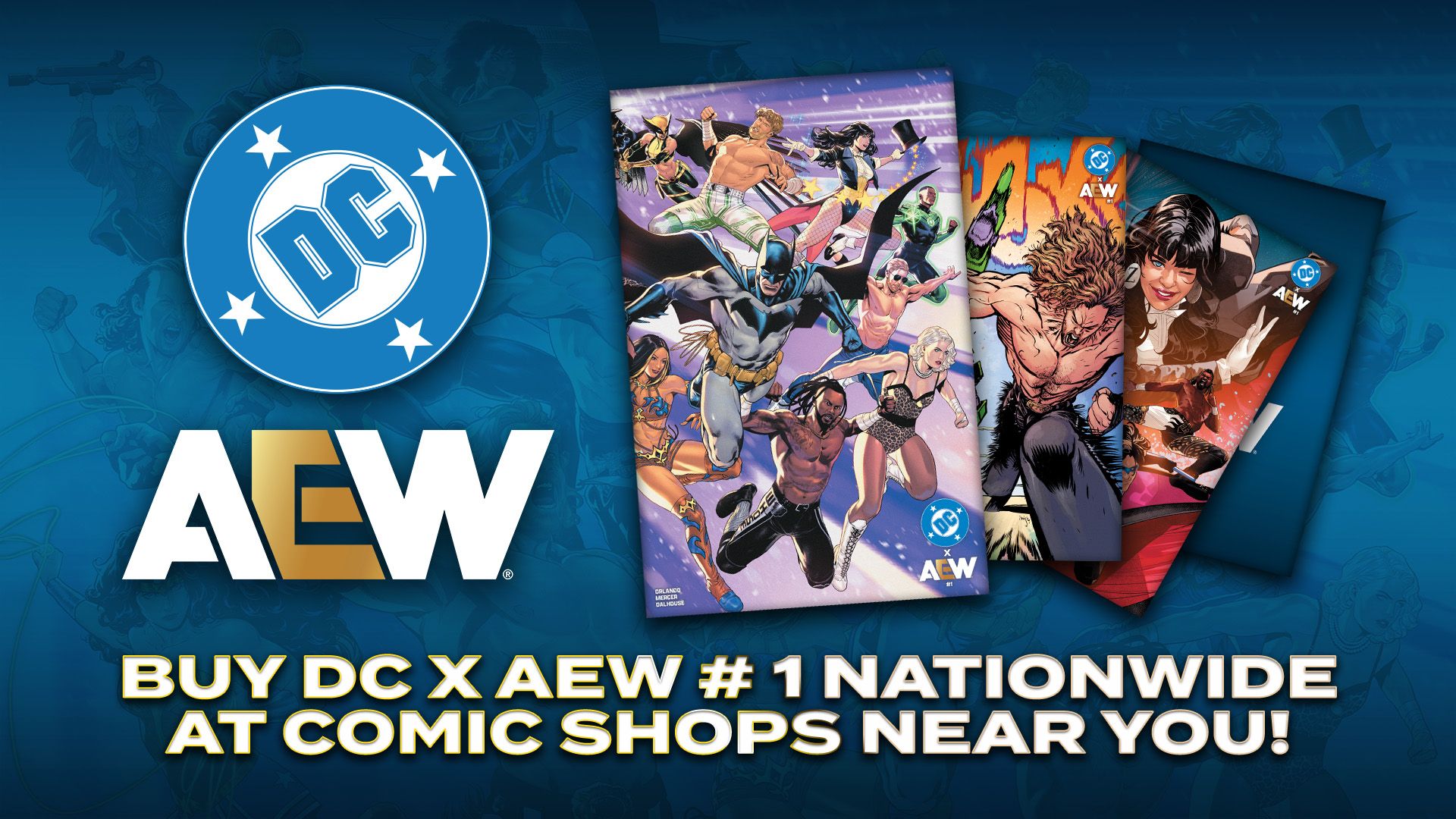 DC and AEW comic book release