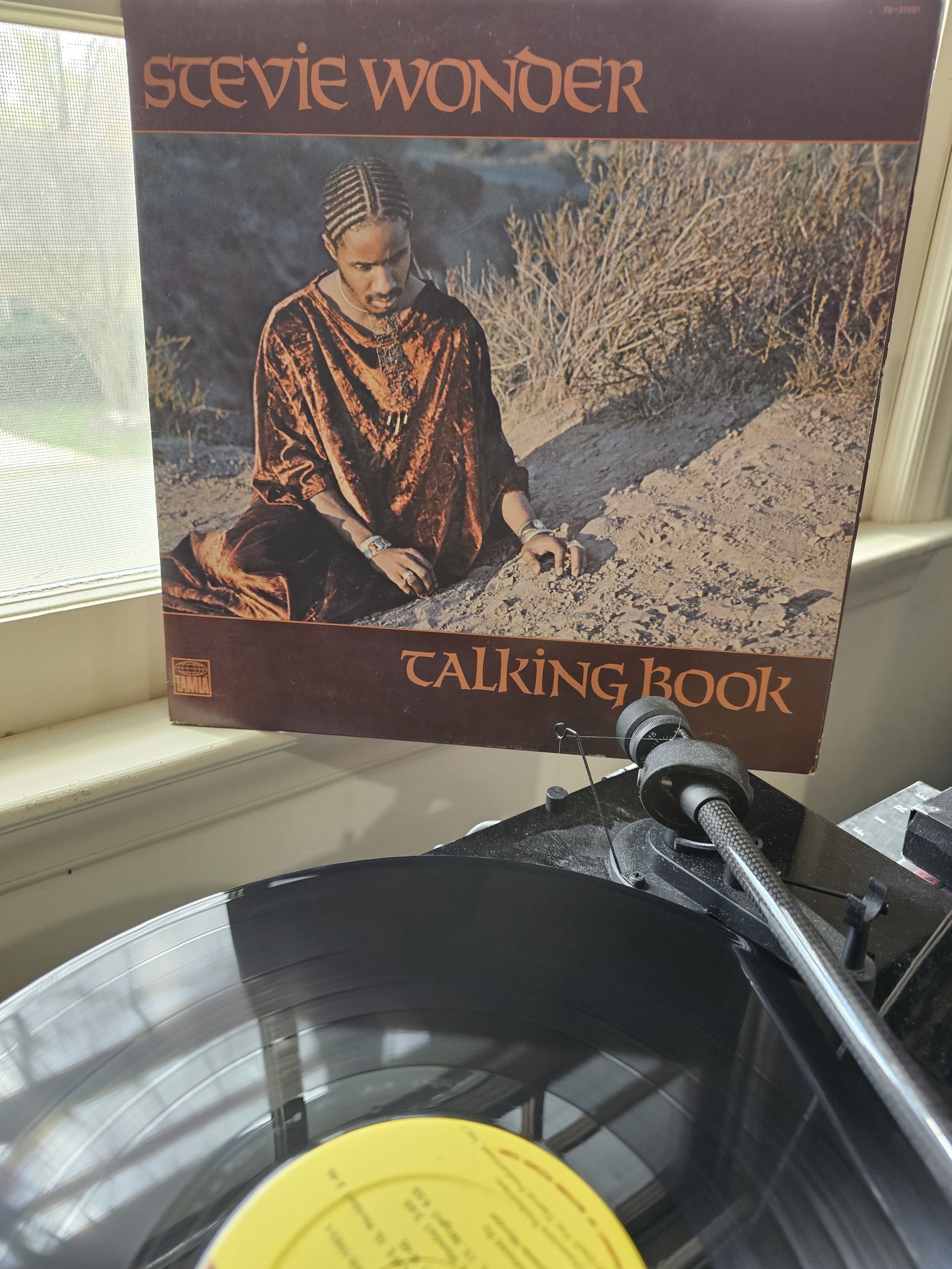 Stevie Wonder's Talking Book first pressing vinyl found