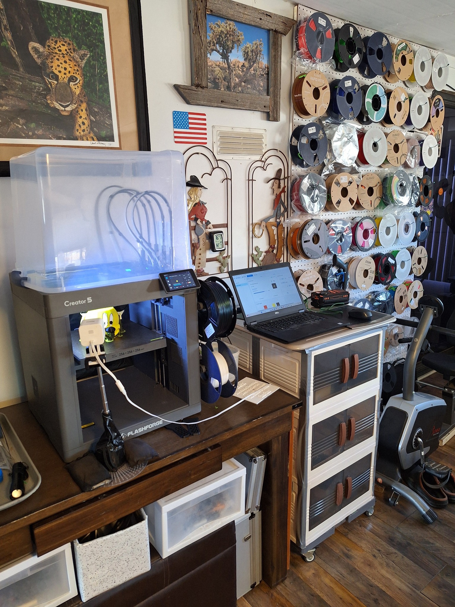 Flashforge Creator 5 enclosure for temperature control
