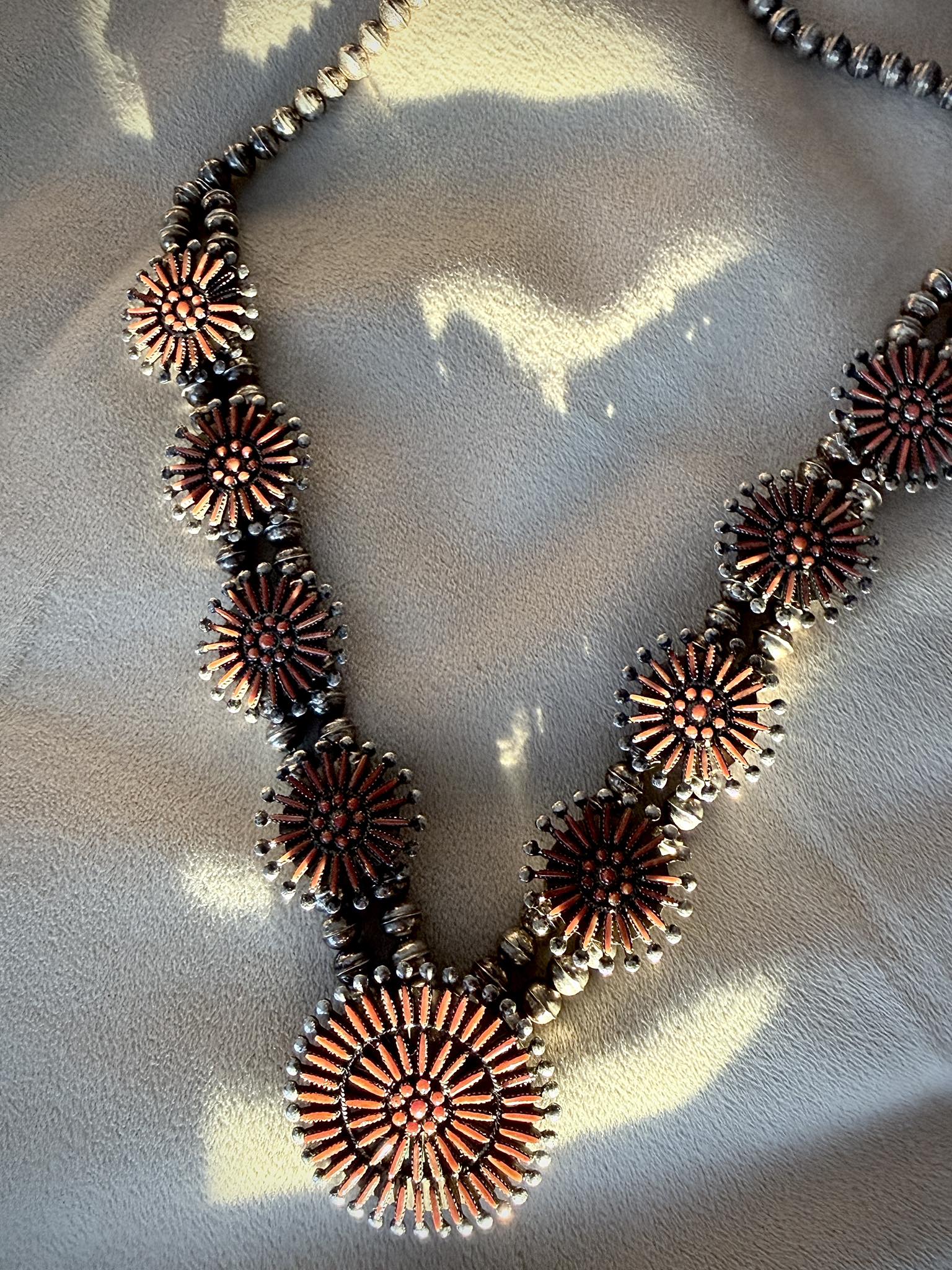 Andrea Lonjose Shirley's Zuni necklace showcases boundless creativity