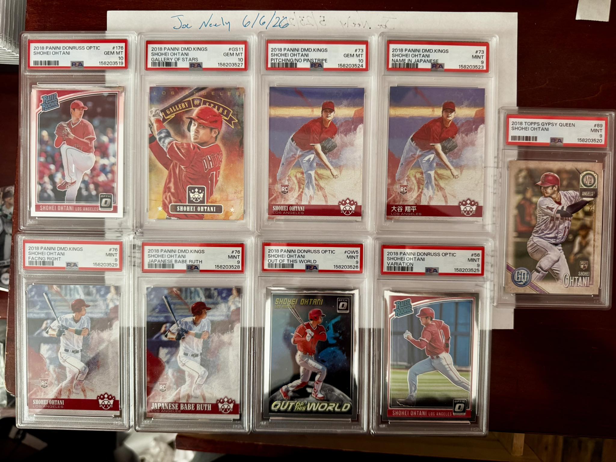 2018 TOPPS FINEST SHOHEI OHTANI AUTOGRAPH ROOKIE RC Baseball Card