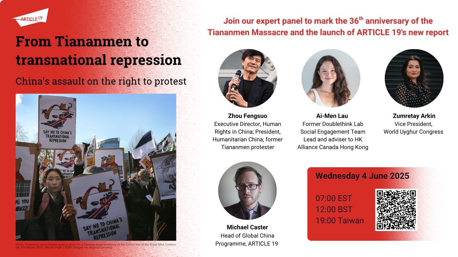 Lady - 【Partner Event】🕯️ Mark the 36th anniversary of the Tiananmen ...