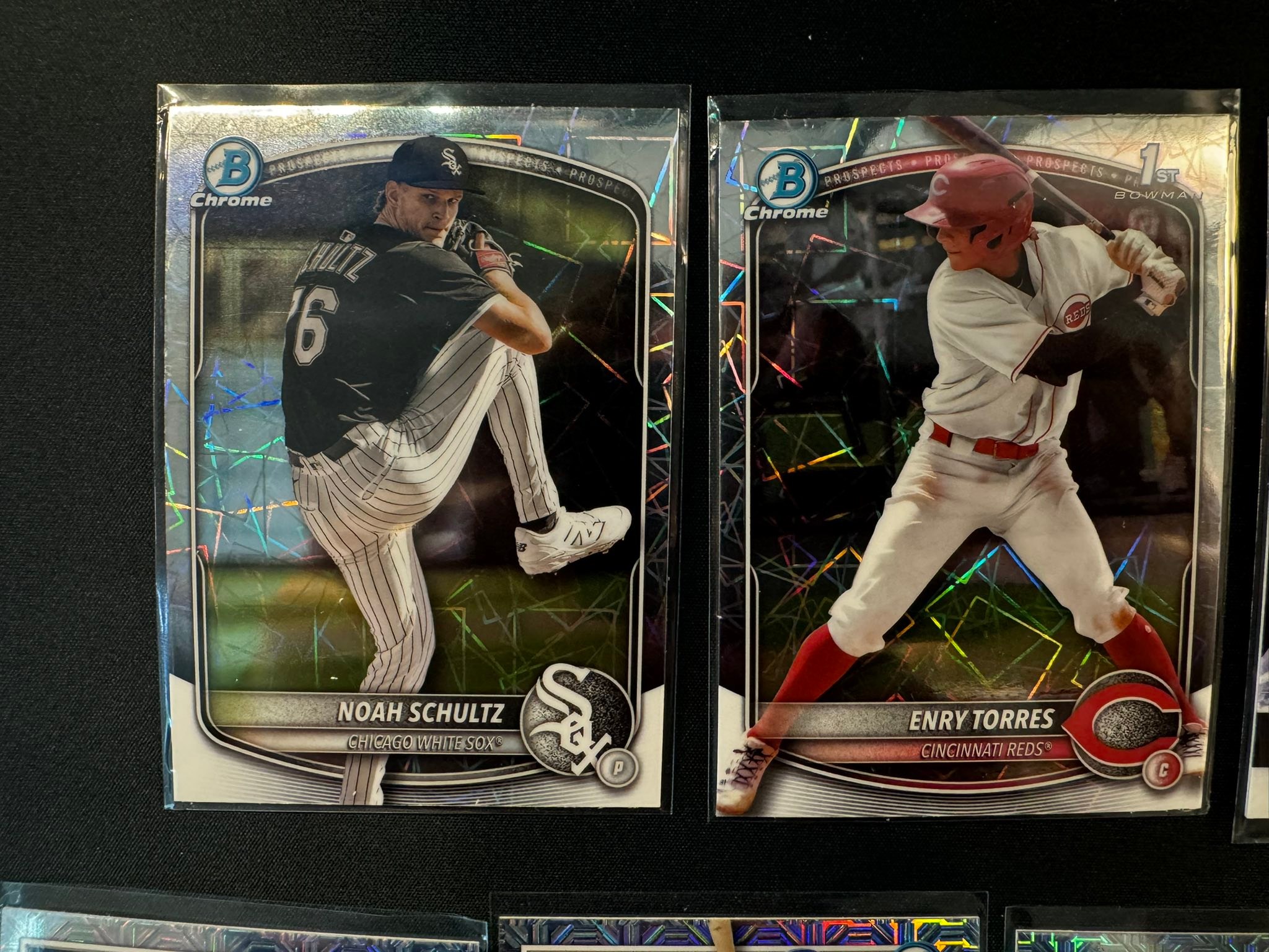 Which Bowman Chrome variations are these?
