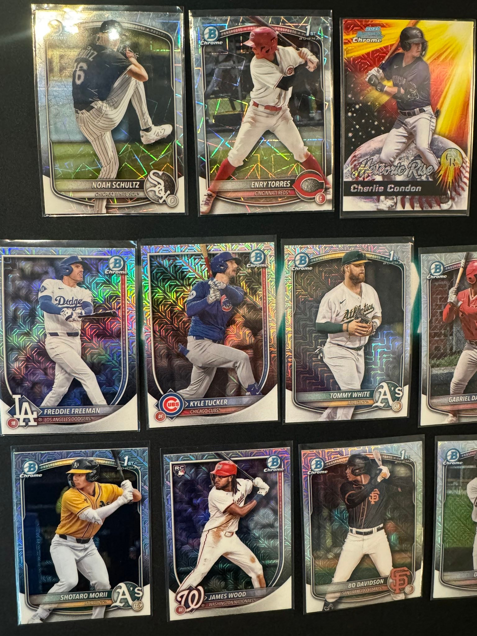 Which Bowman Chrome variations are these?