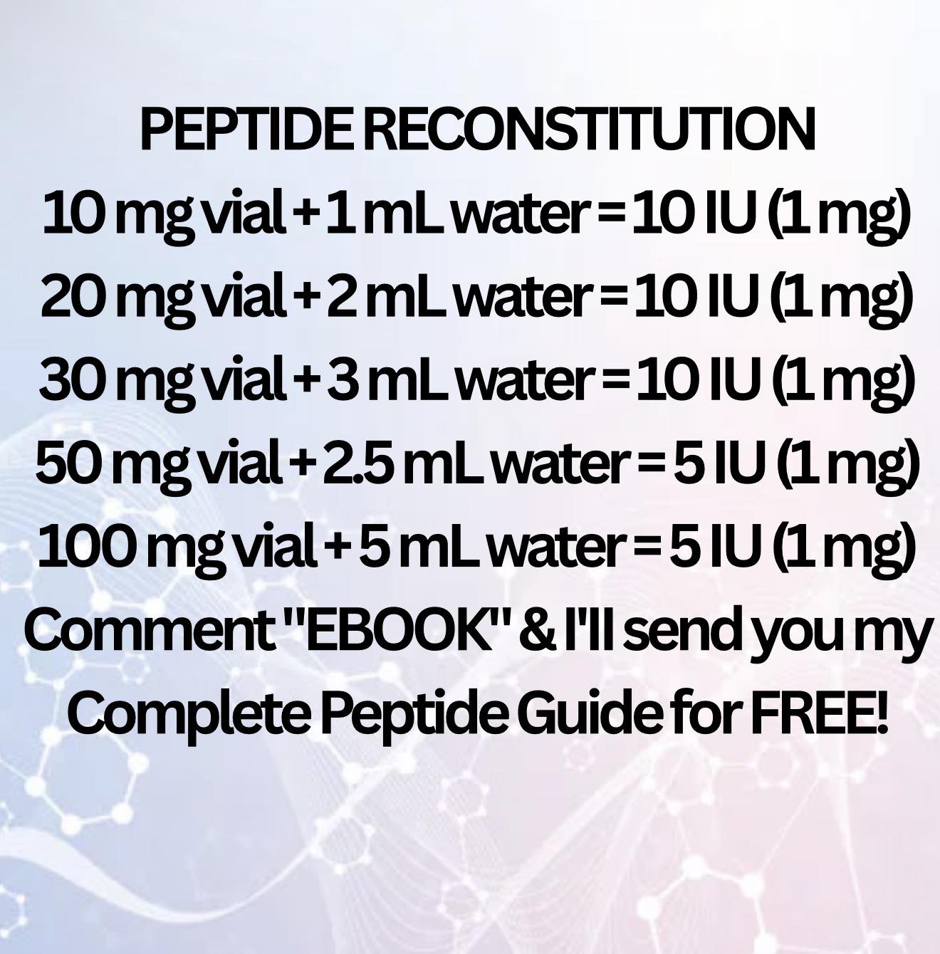 how to reconstitute 10 mg of bpc 157 youtube BPC-157: Step-by-Step Guide  Regen Peptides Principles for Drug Reconstitution: Video  BPC-157 Research Peptide | Purity
