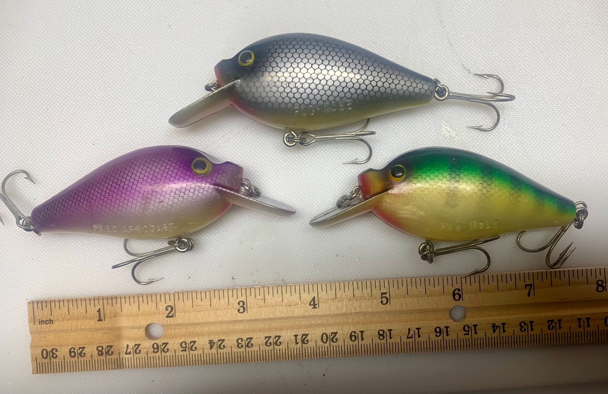 オールドルアー Fred Arbogast Pug-Nose 21g 希少 Vintage Fred