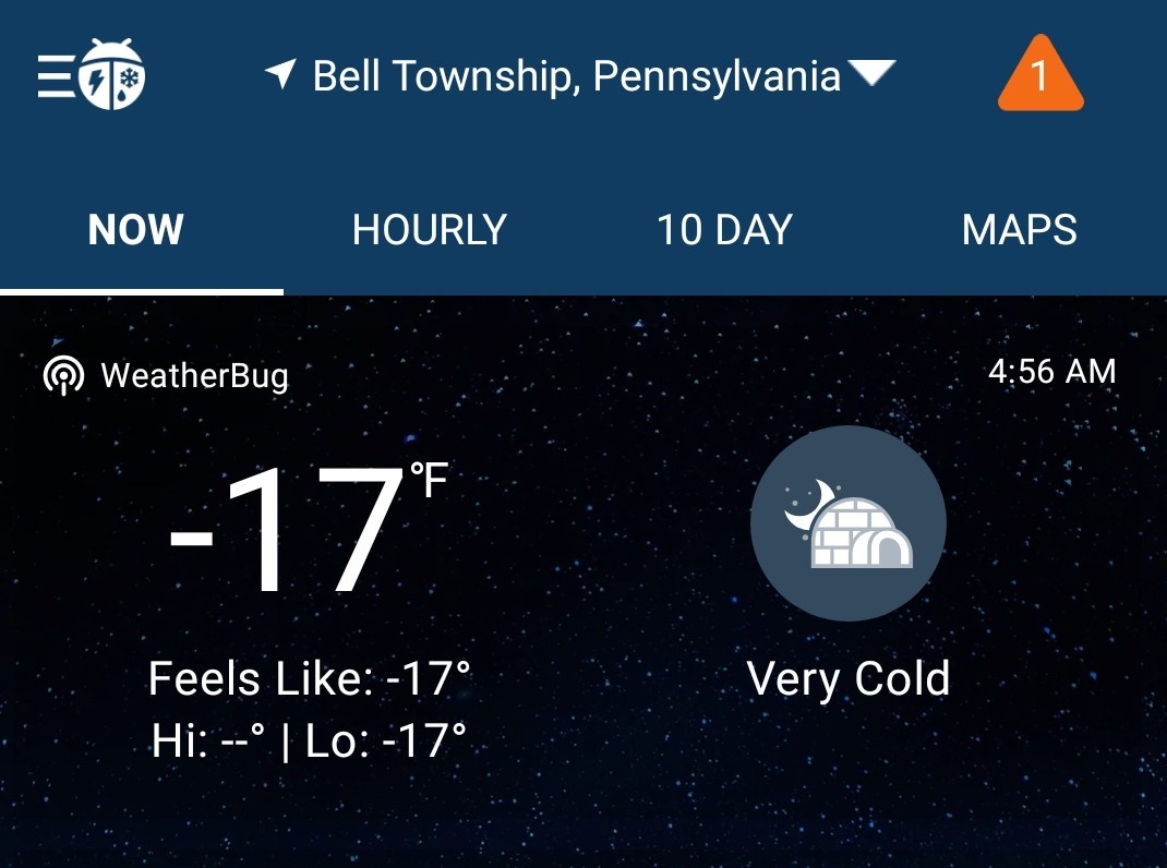 🥶 No power and -17 below. So thankful... - Catherine Aikins | Facebook