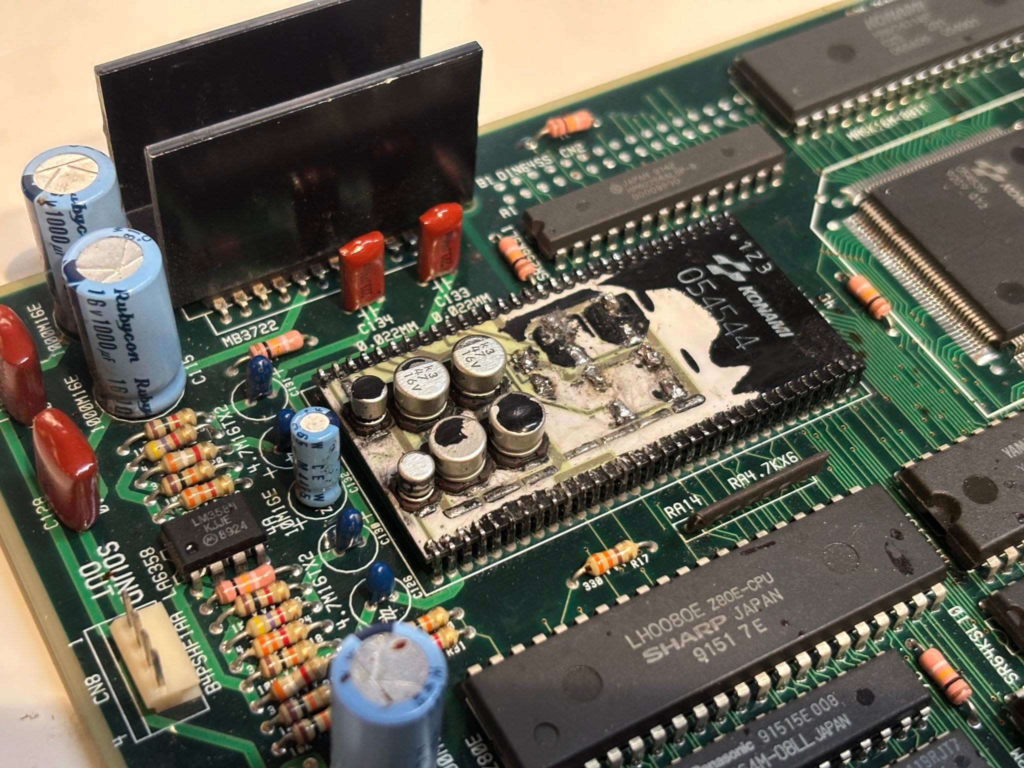 How to repair X-Men versus Street Fighter arcade board?