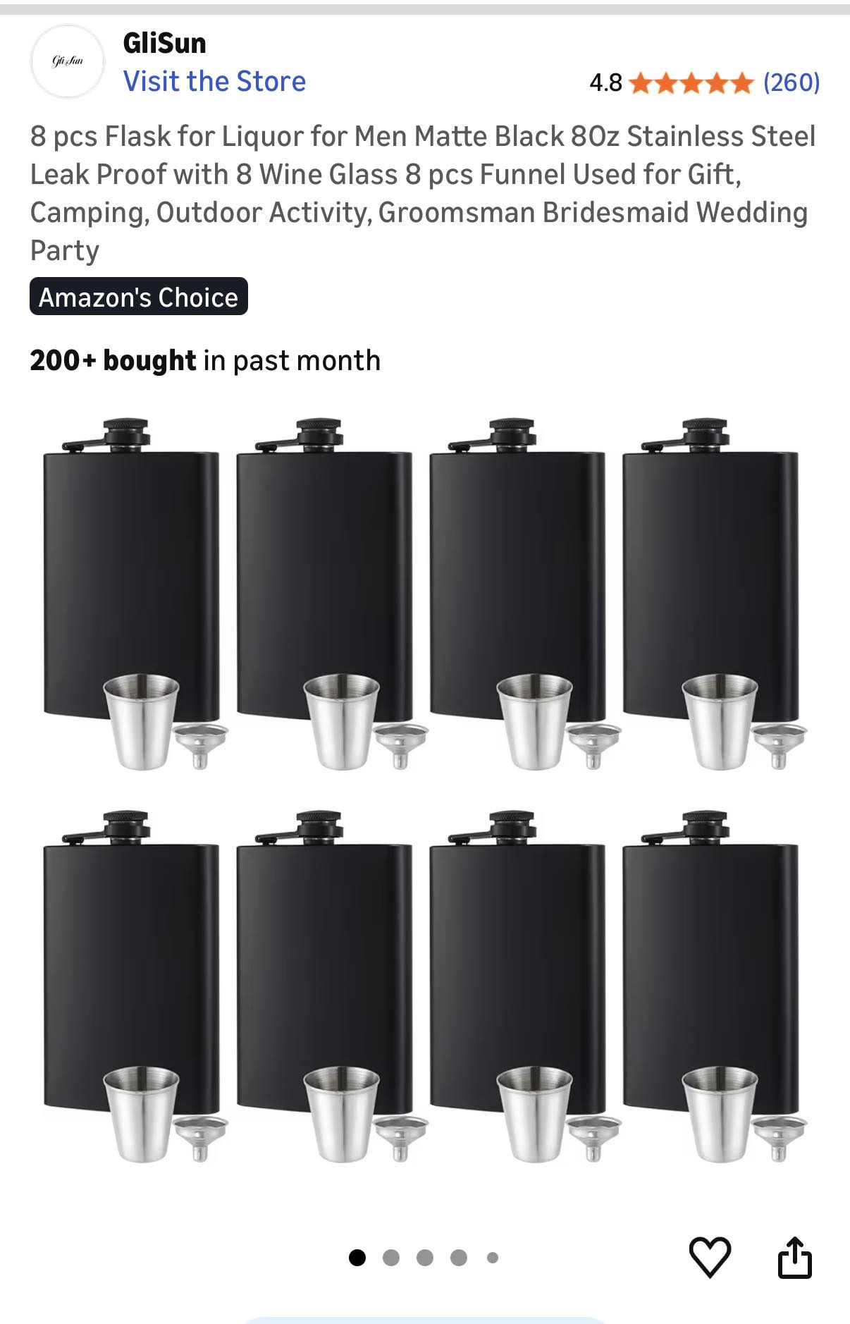 Personalized 8 Oz. Flask - Engraved Personalized Custom Flask