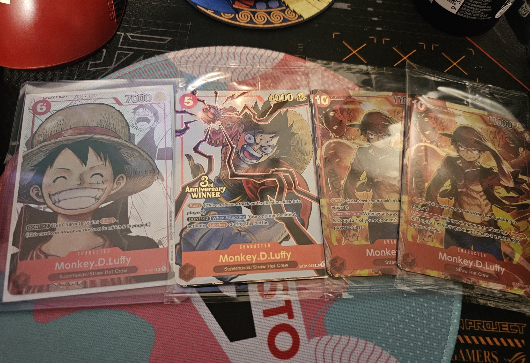 LTB PSA10 - 3rd Anniversary treasure campaign pack luffy EN ST21-014