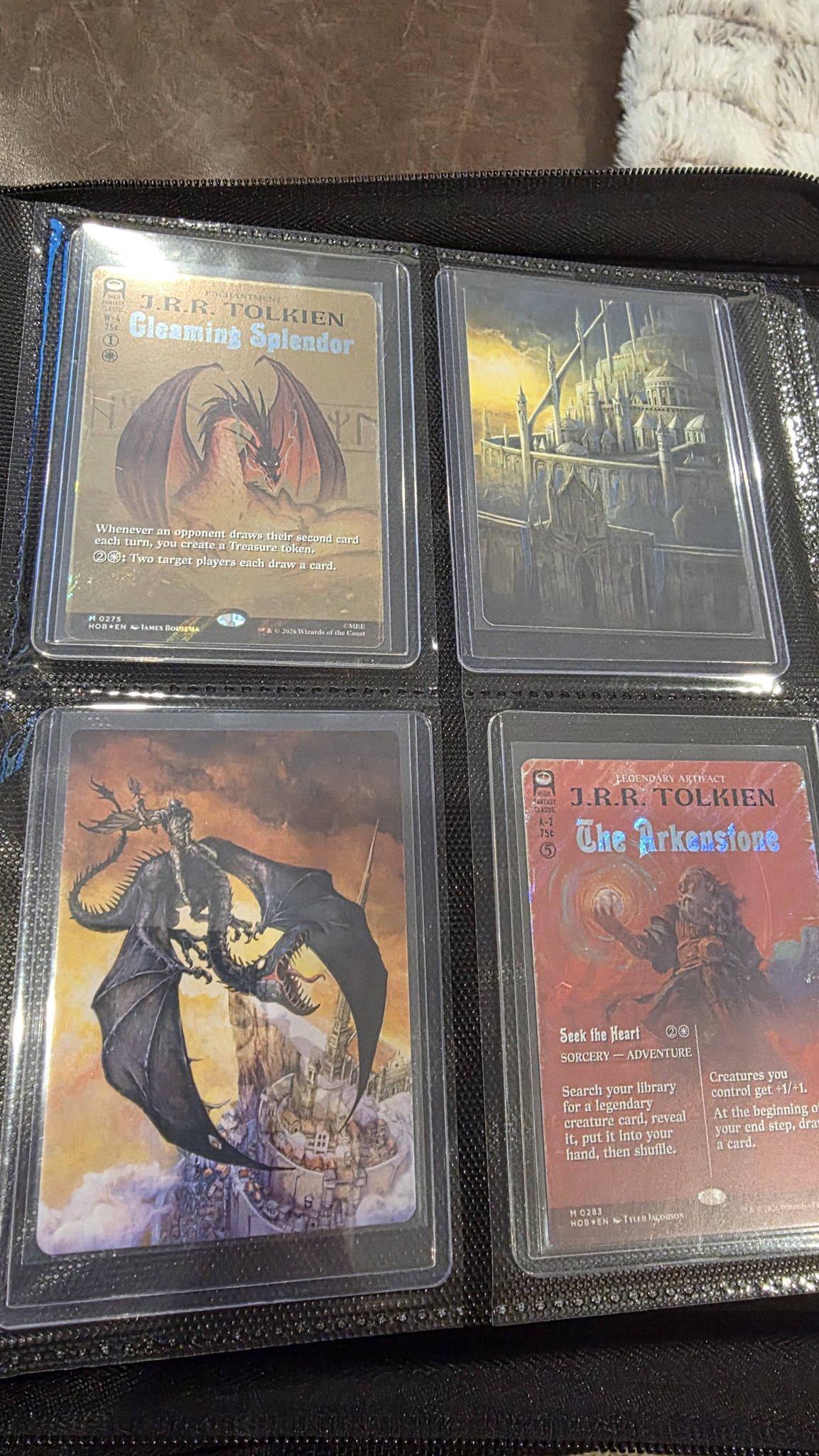 Completed J.R.R. Tolkien Surge Foil Book Cover Collection