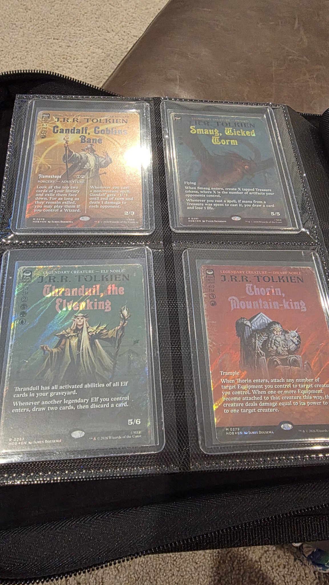 Completed J.R.R. Tolkien Surge Foil Book Cover Collection