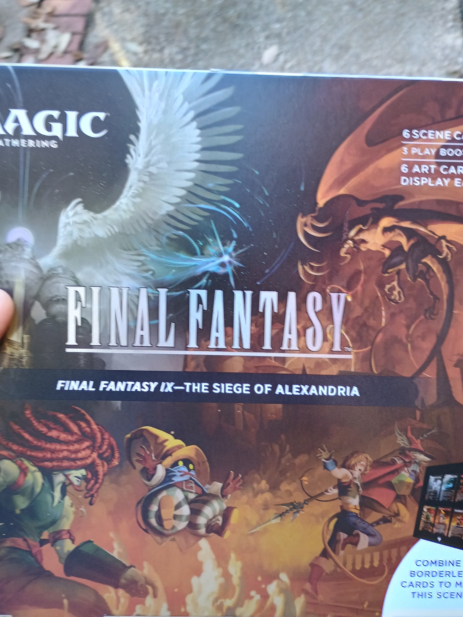 Boîte Scénique Magic – Final Fantasy IX – The Siege Of Alexandria – 6 Cartes Sans Bordure + 3 Boosters – EN