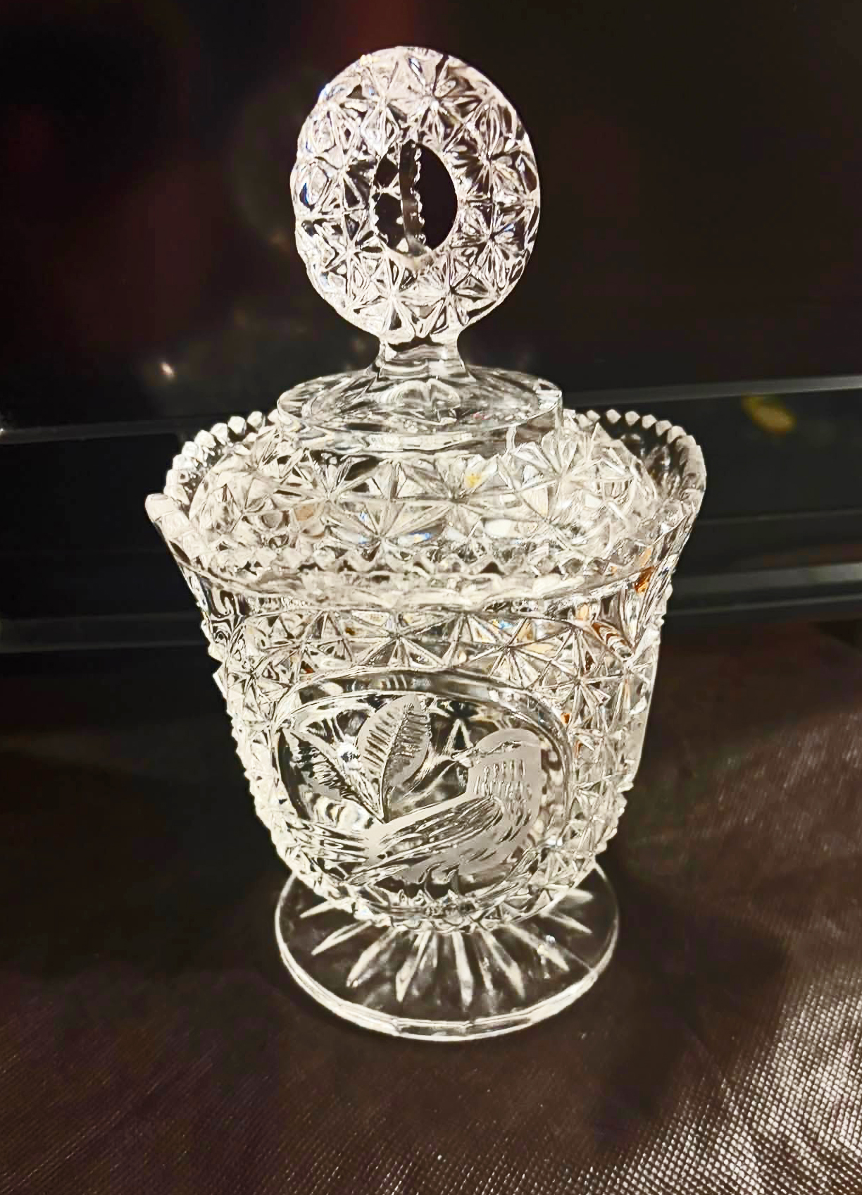 Beautiful vintage Hofbauer Lead Crystal 