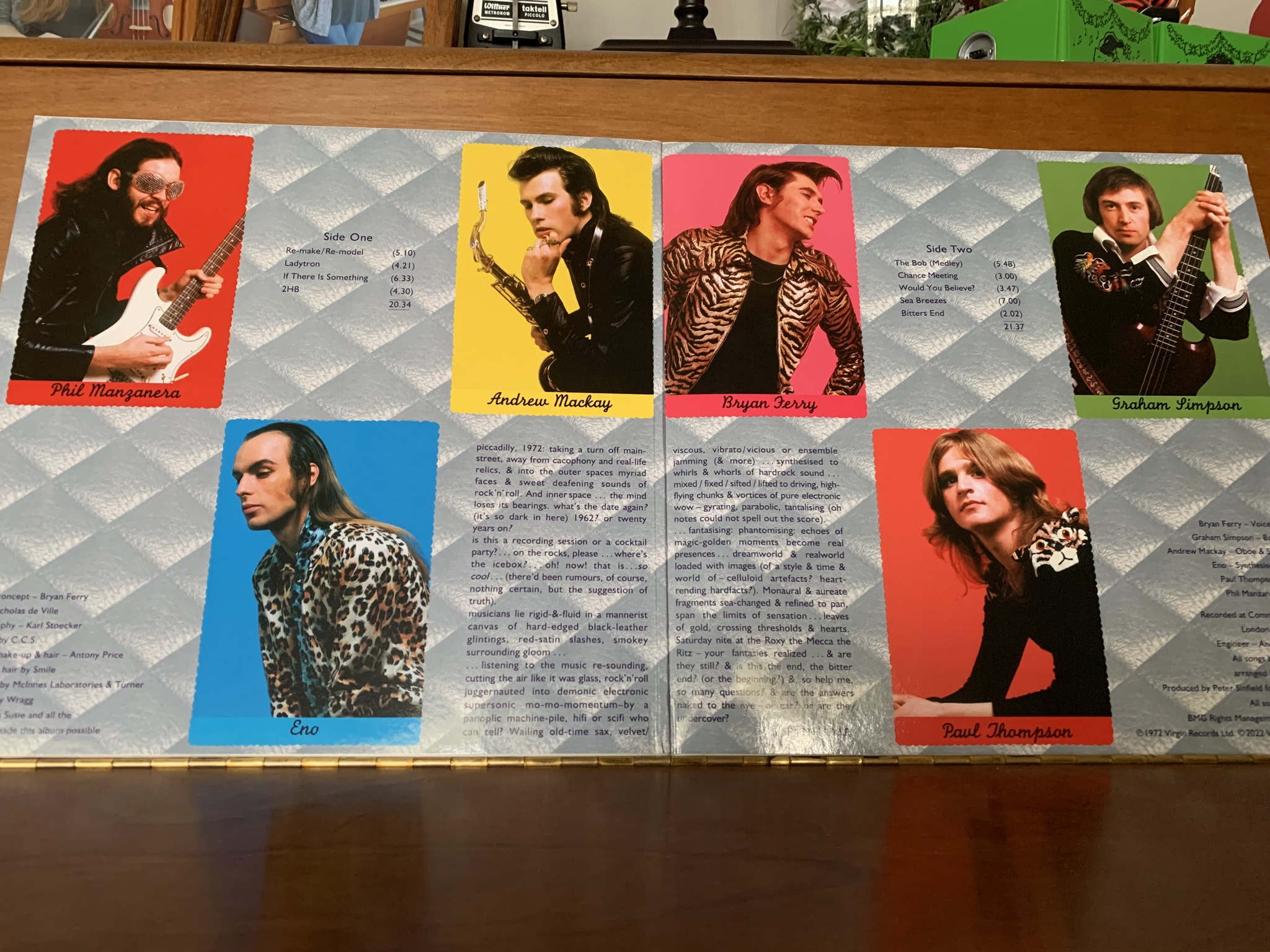 初期シール帯！国内盤！Brian Ferry & Roxy Music Roxy Music's 1972 debut album reissued on 180g vinyl