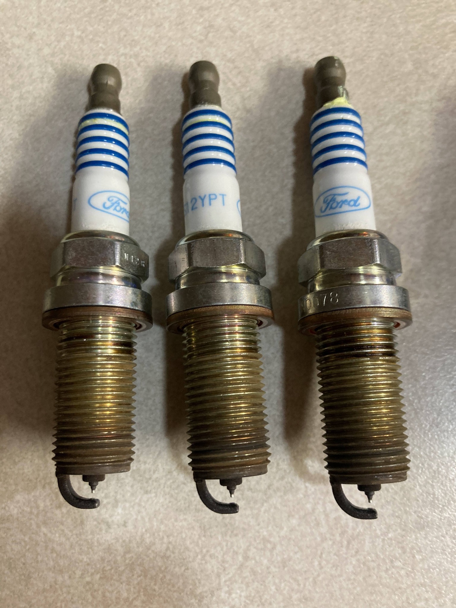 Replacing spark plugs in Ford F150 Powerboost