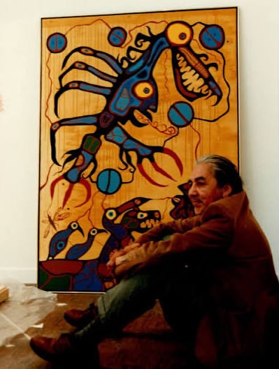 Norval Morrisseau, grandfather of contemporary indigenous Canadian art