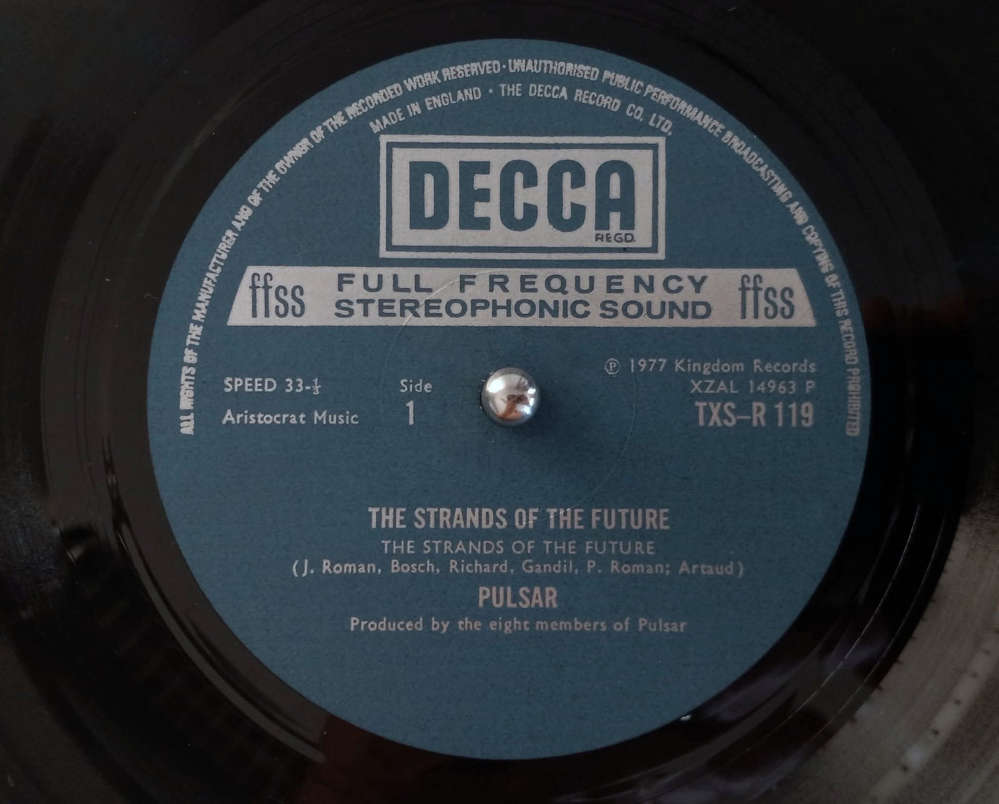 Pulsar's 1976 album The Strands of the Future