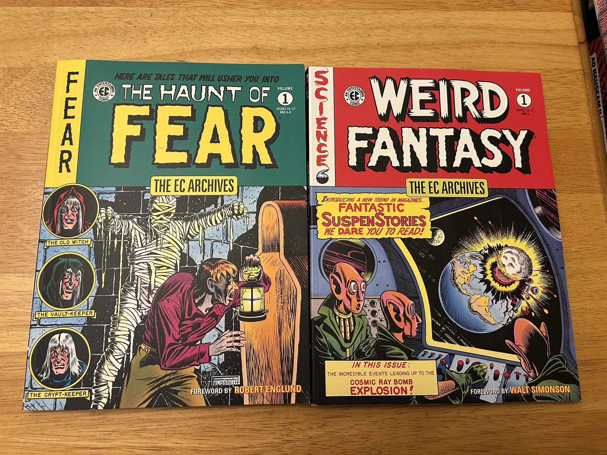 Adding EC Archives Weird Fantasy Volume to collection