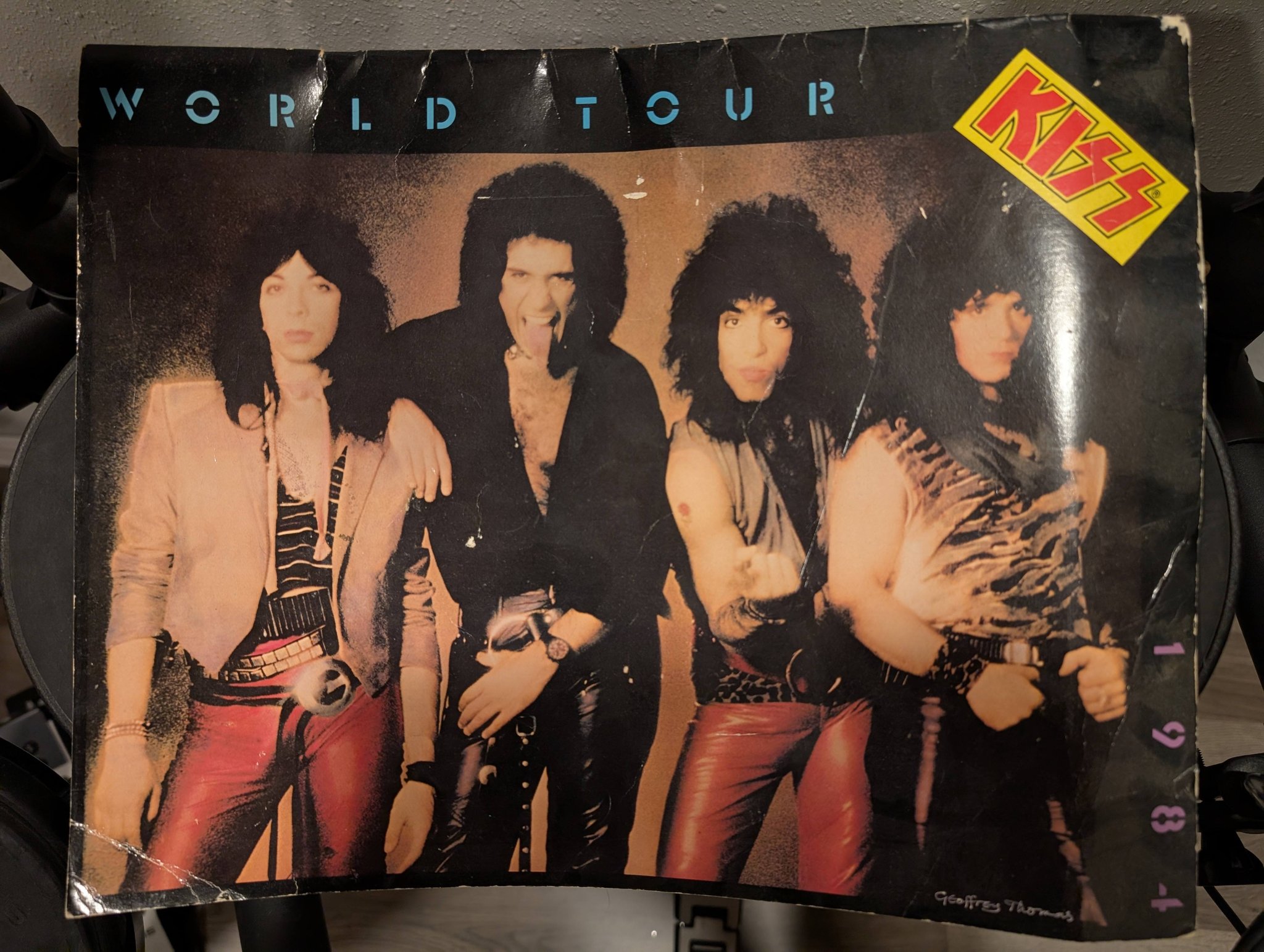 Kiss World Tour Programme 1983-1984. ብን WORLD 1983-1984 1984