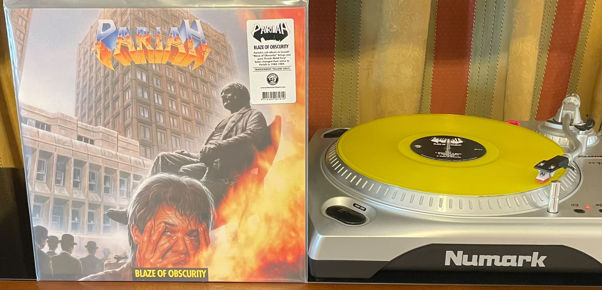 Pariah's cult album re-issued! “Blaze of Obscurity” brings you