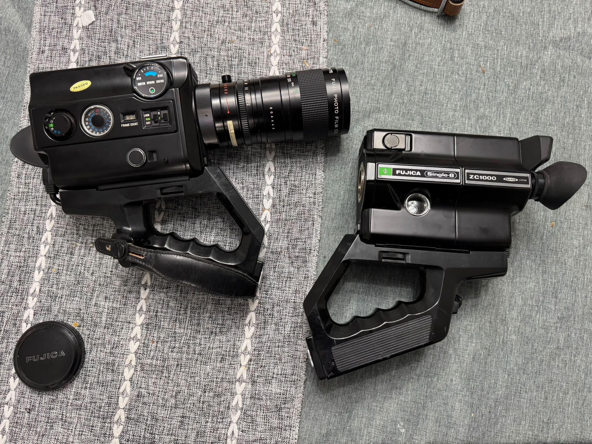 Fujica SC1000 single 8 movie camera with Puls-Sync kit