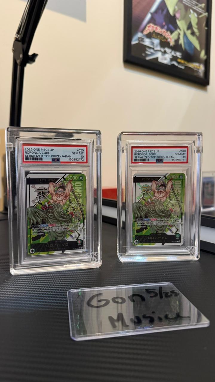 PSA 9 OP-O6 Manga Zoro