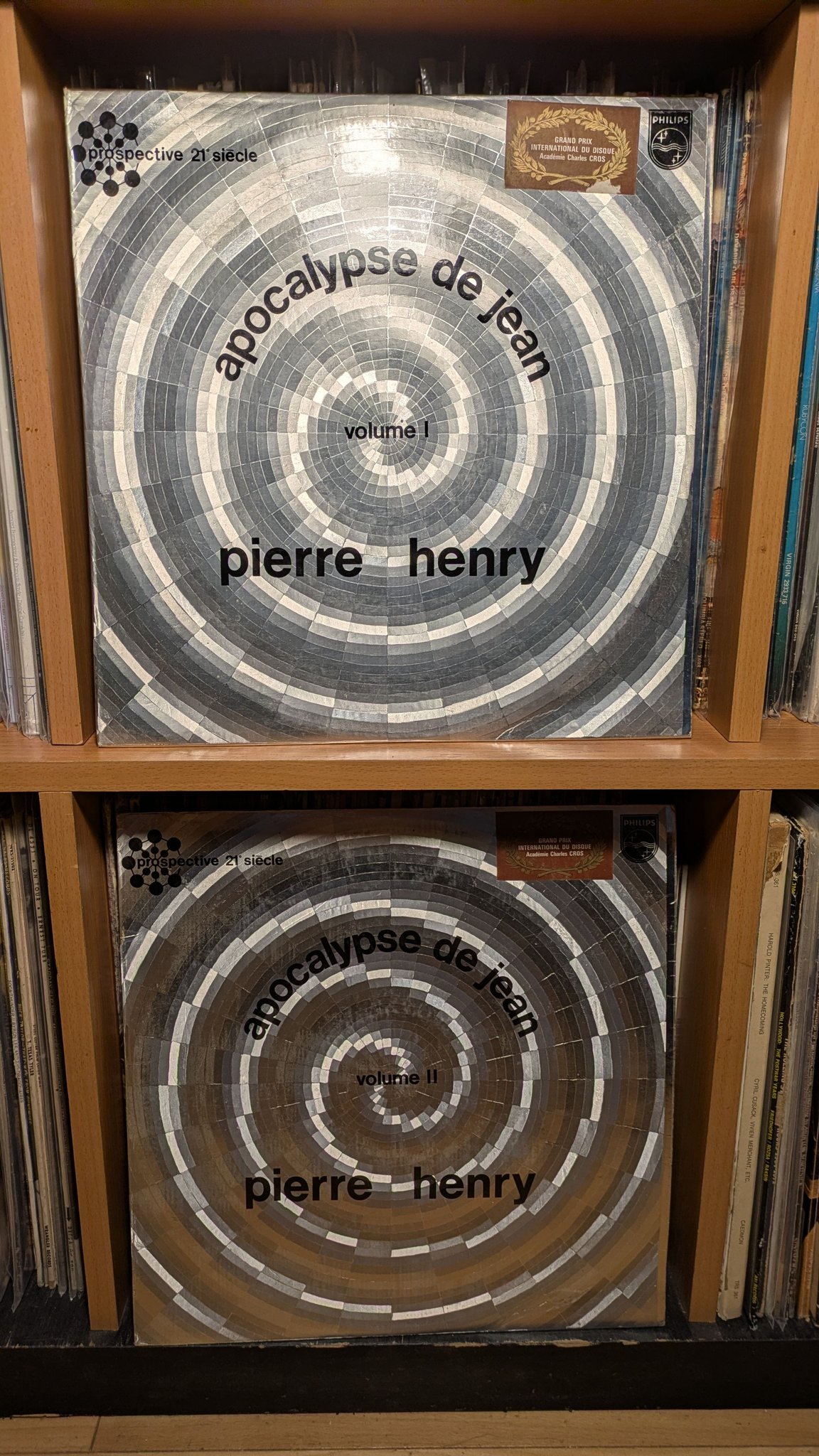 Pierre Henry Apocalypse de Jean vol 1 and 2 Philips prospective 