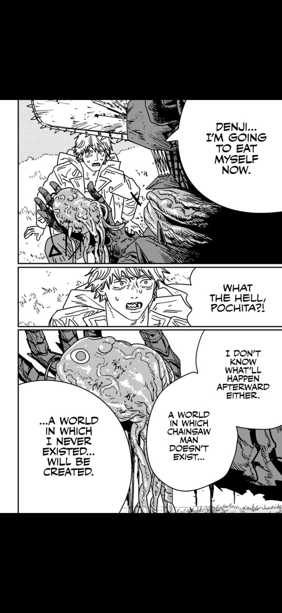 What does the final panel of Chainsaw Man chapter 202 mean?