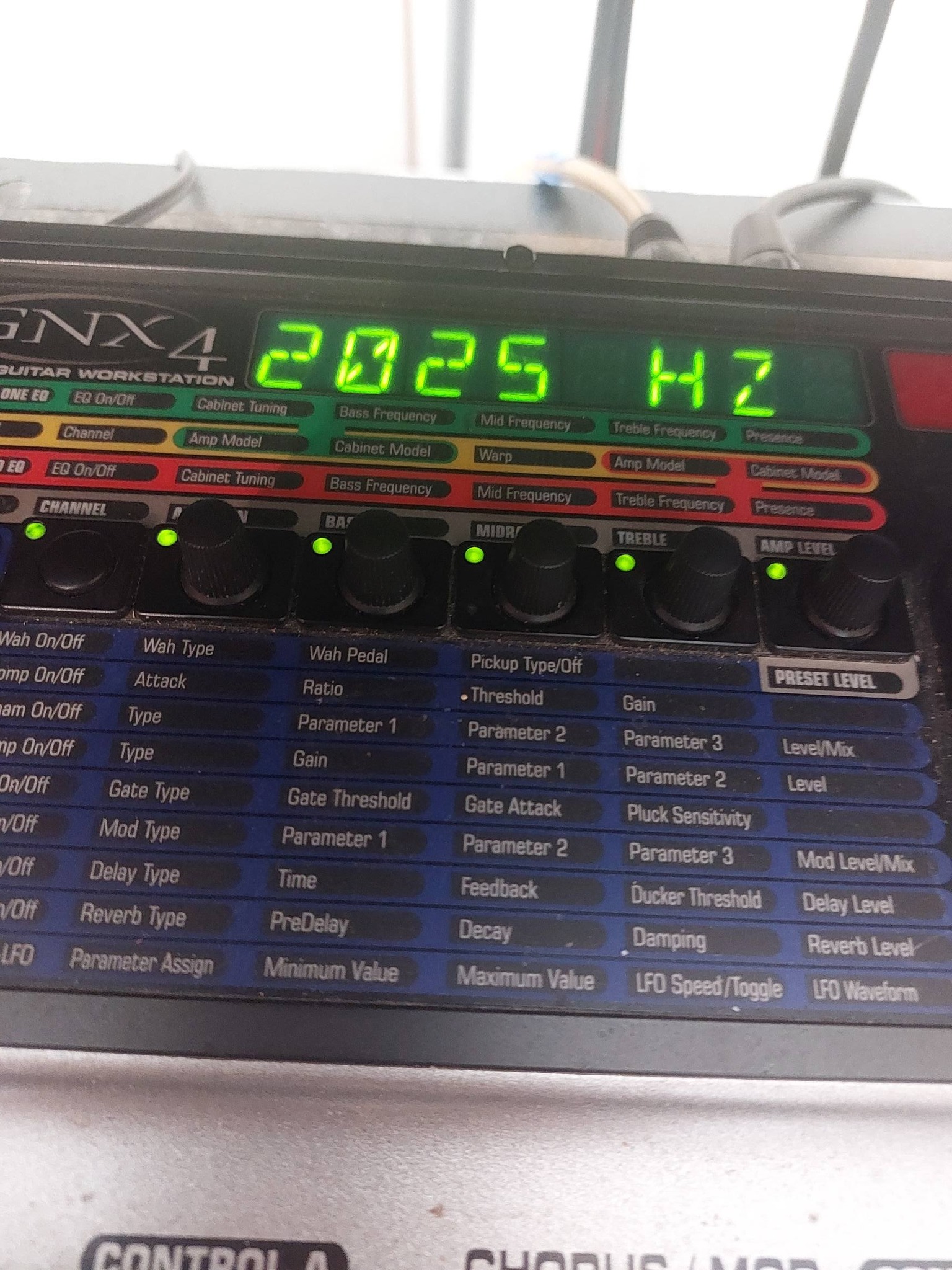 Digitech GNX4 settings for 5150 tone with HZ amp and cabinet