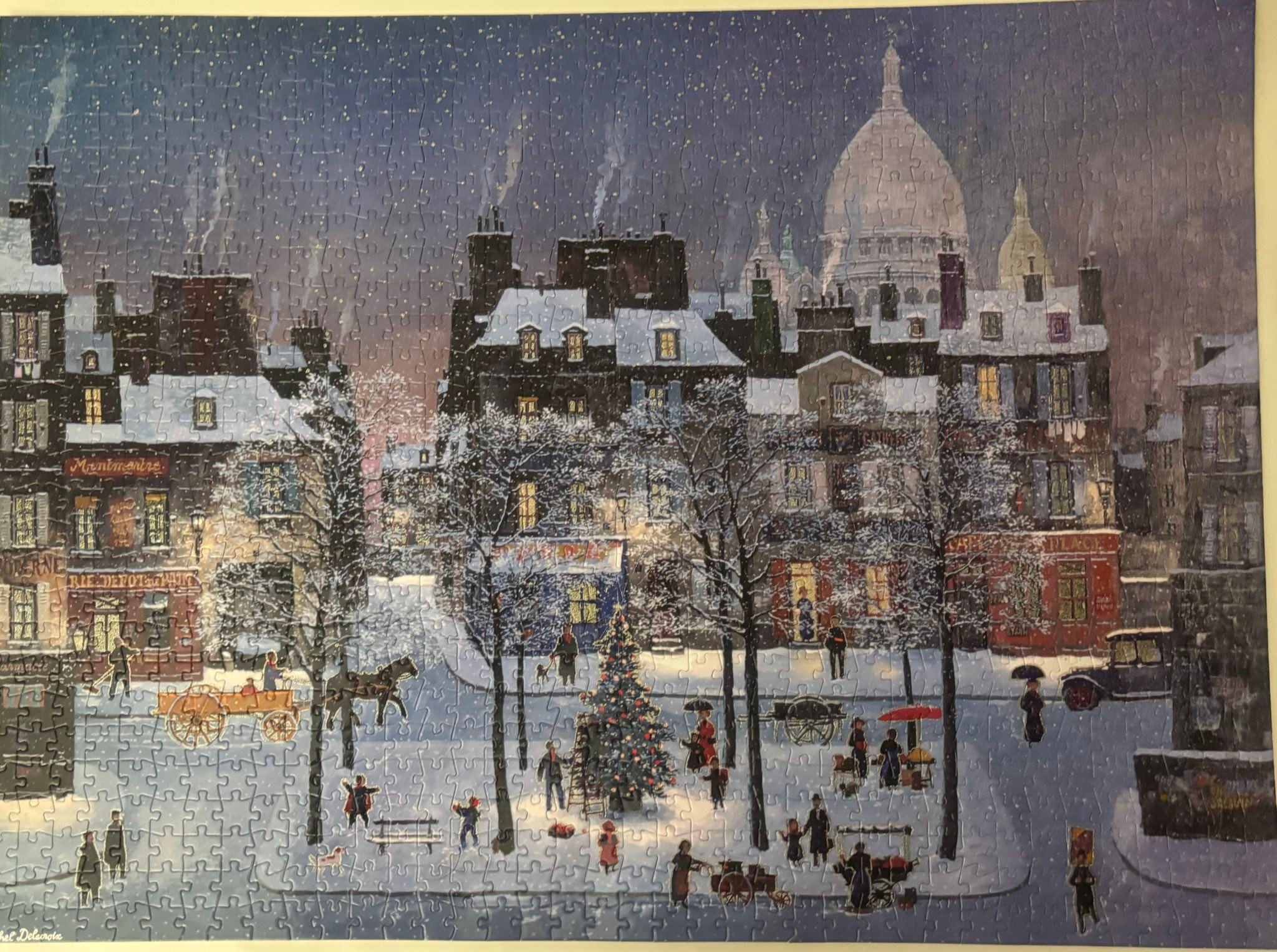 Beautiful Michel Delacroix 1000-piece Christmas puzzles