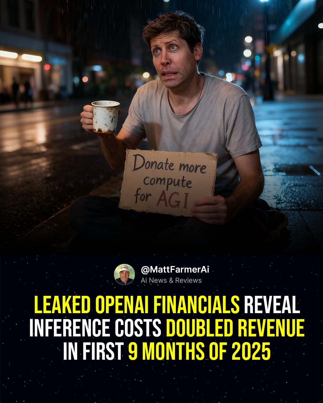 Matt Farmer - 🚨 LEAKED OPENAI FINANCIALS REVEAL INFERENCE... | Facebook
