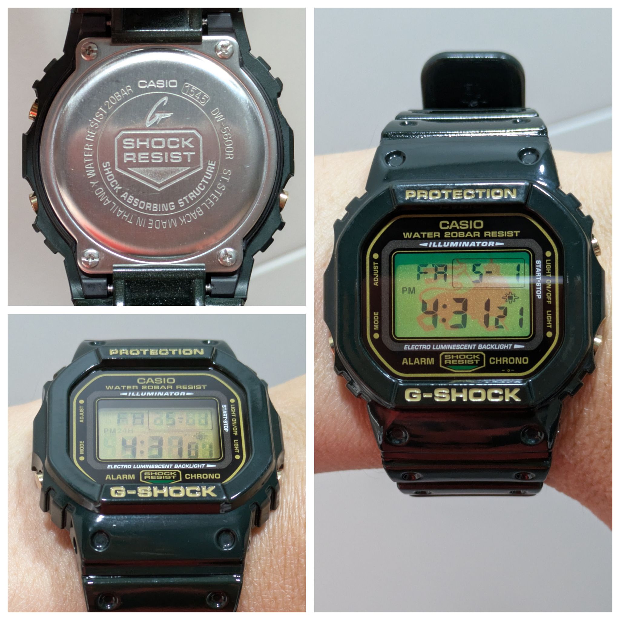 Restored 1978 Casio 56QS-38 watch to working condition