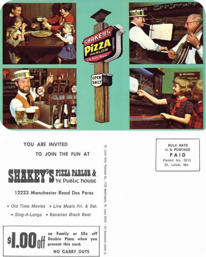 Shakey's Pizza Parlor and Ye Public House in Des Peres.