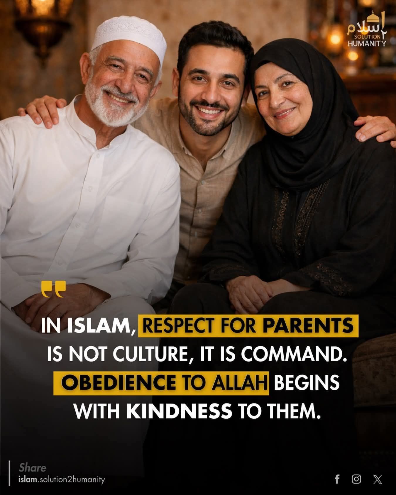Importance of respecting parents in Islam