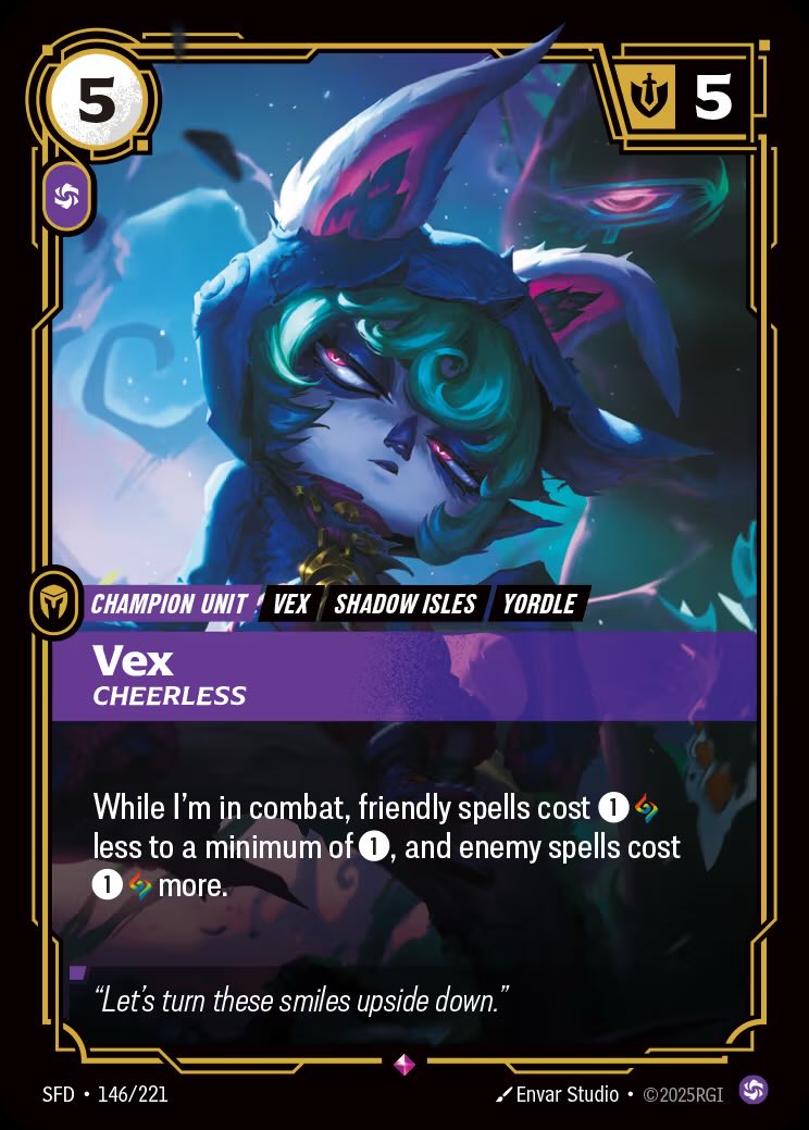 Riftbound TCG - Rulings & FAQs | Vex makes called shot completely free ...