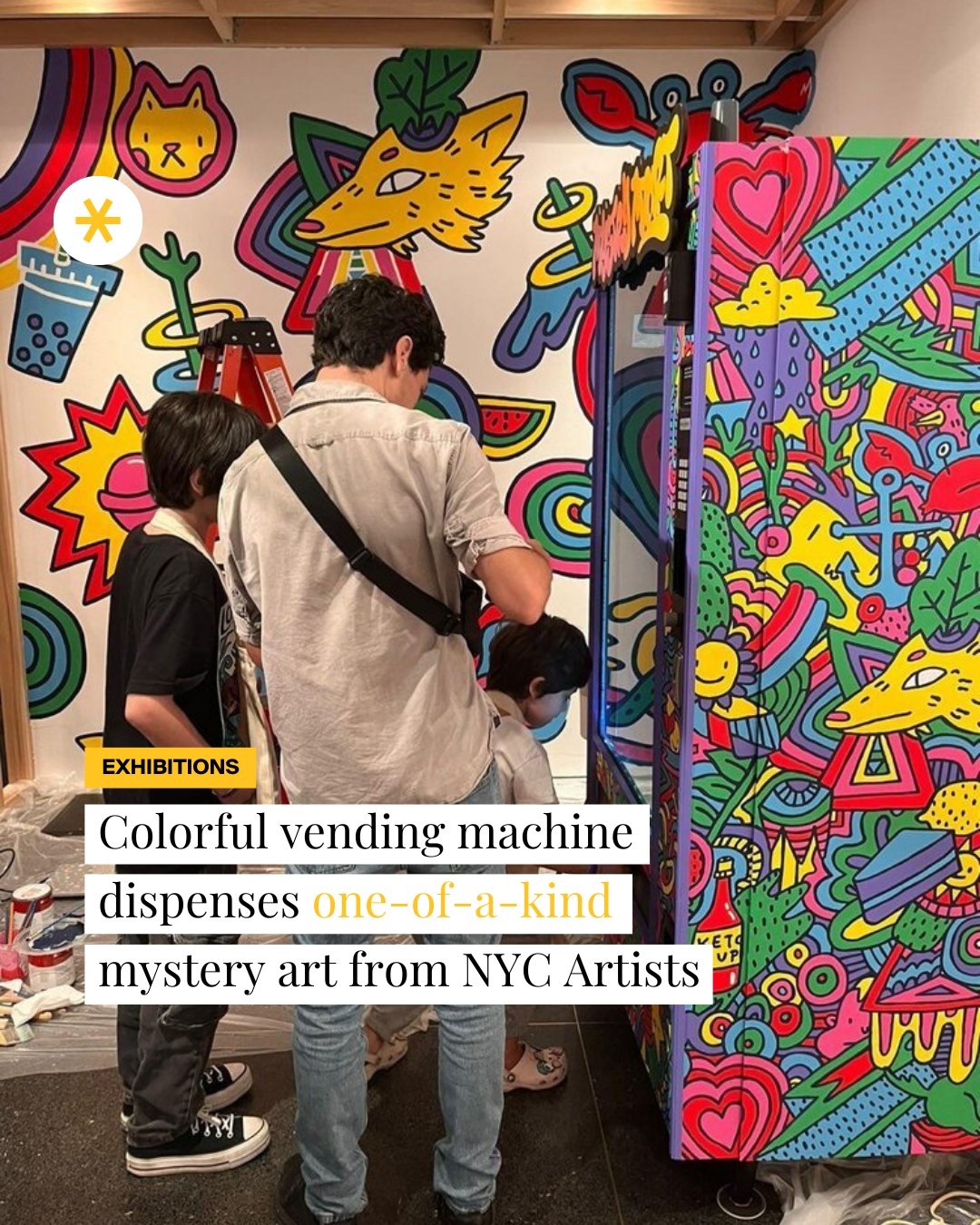 Get your unique mystery art made by local NYC artists from this