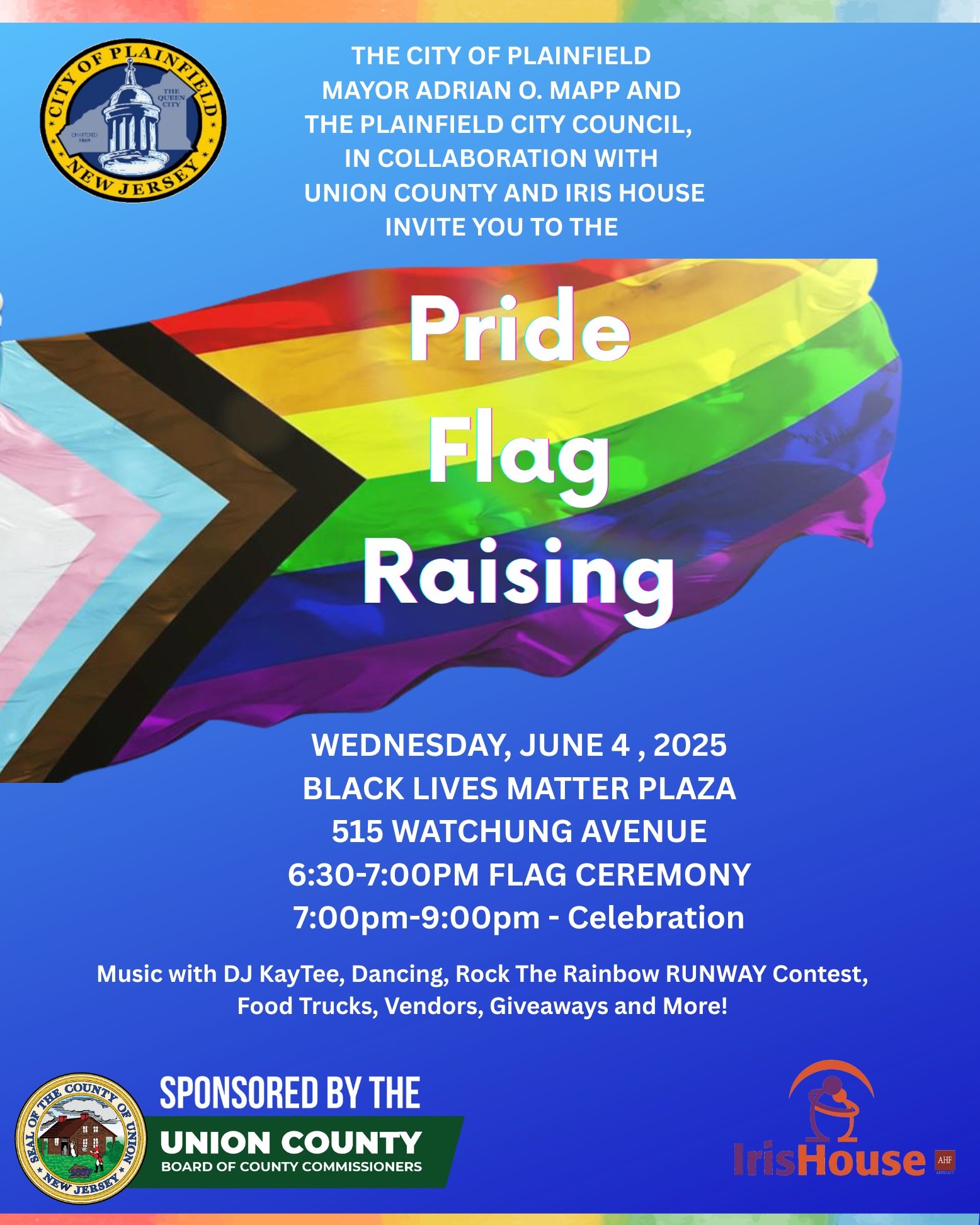 City - Join us for the Pride Flag Raising Ceremony! When: Wednesday ...