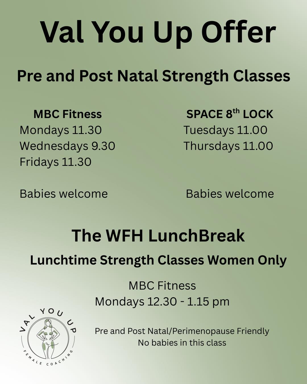 ✨ Happy to announce a brand new class open to *ALL WOMEN* ✨