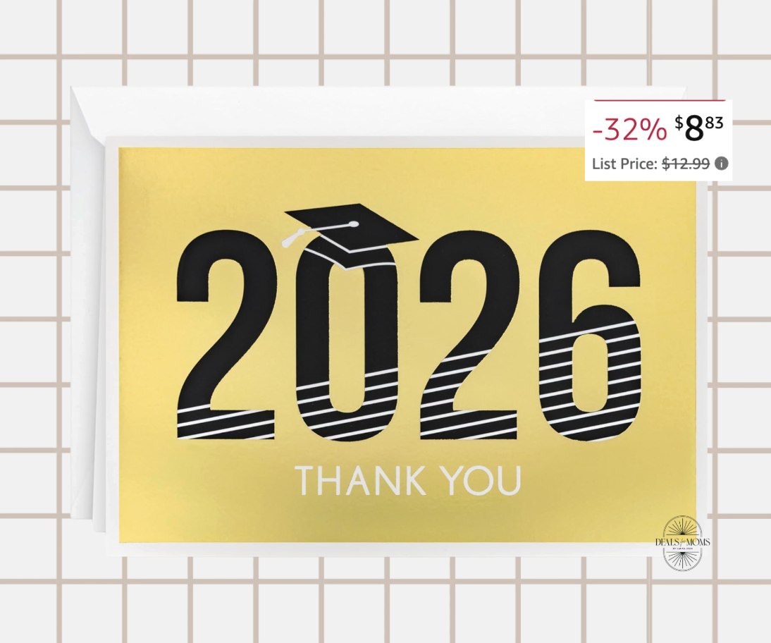 grad 2020 cards Confetti Polka Dot Graduation Themed Thank You (50 Pack) The Future Is Bright Graduation Pop Congrats Grad! (Class of 2020)