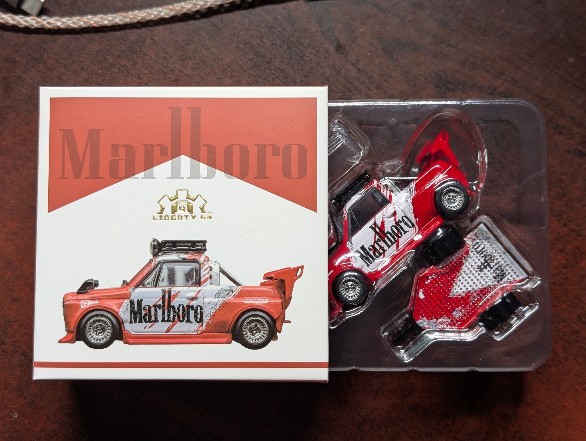 Liberty64 1:64 Honda N600 upgraded small pickup truck with trailer