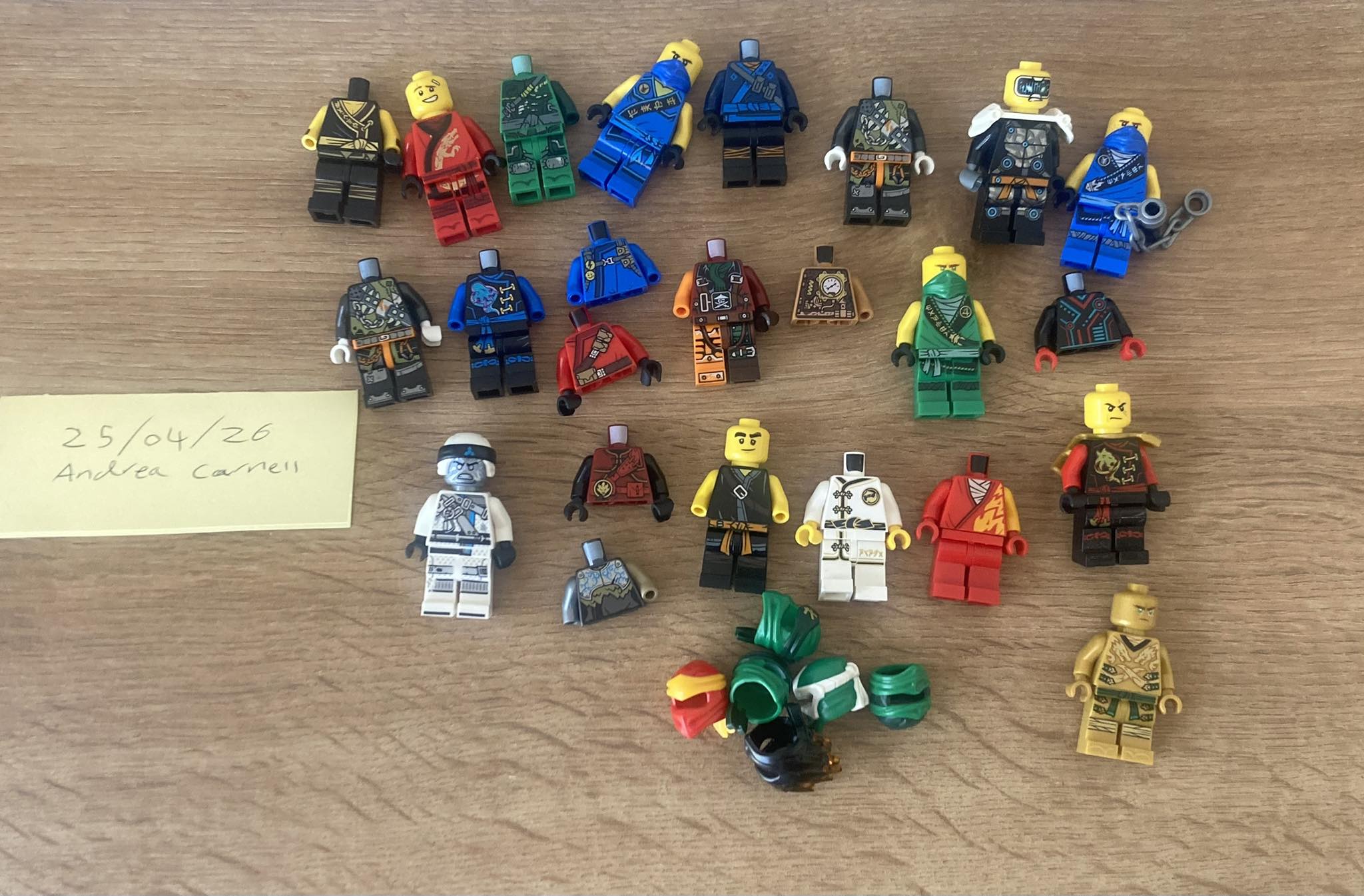 あ Ninjago figure parts bundle £20 Now Sold