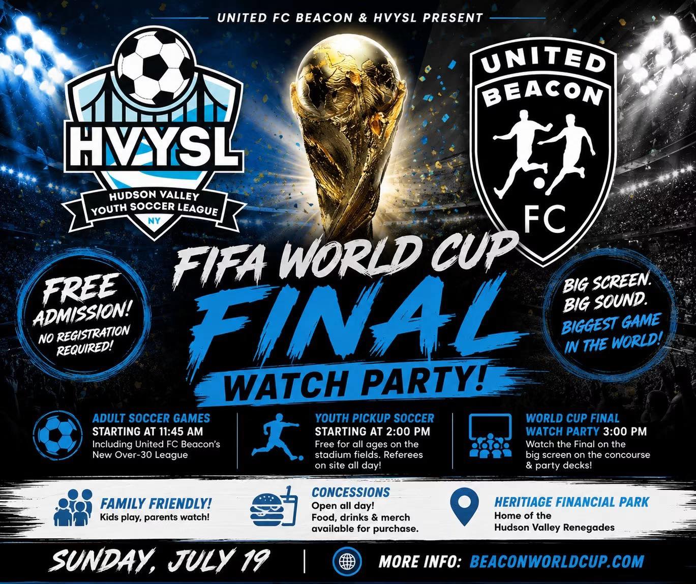 Soccer fans across the Lehigh Valley gathered Sunday to celebrate