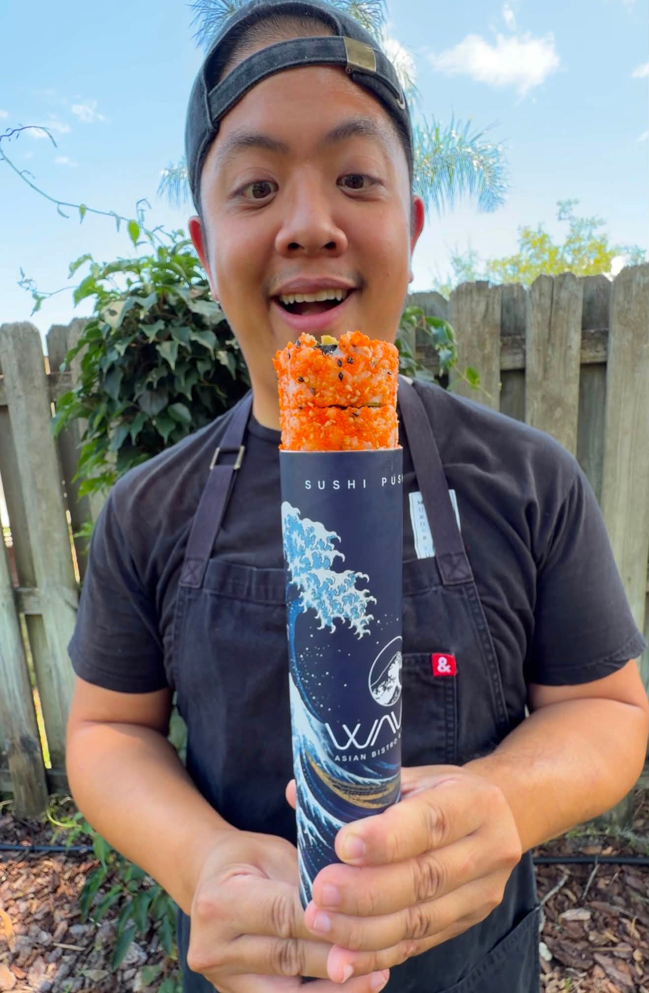 SUSHI ショートボード グラデーションデザイン SUSHI PUSH POPS now available at both WAVE locations