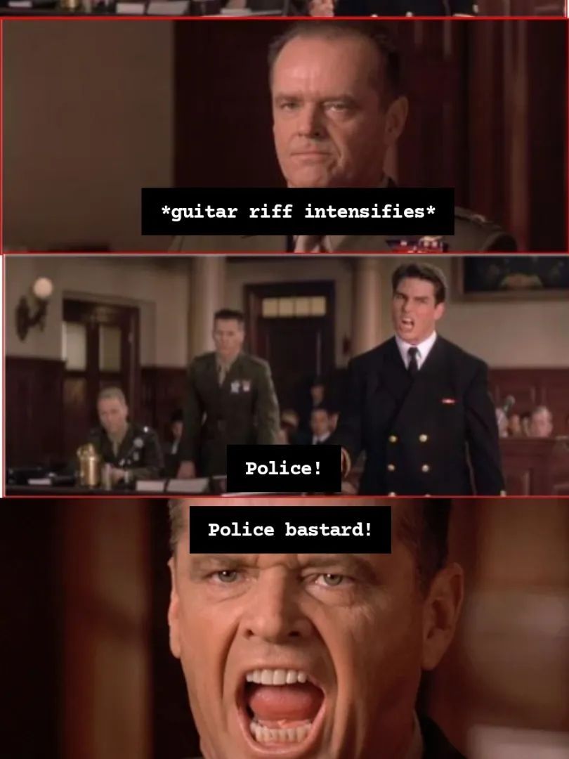A Few Good Men Same Screen Shots Code Red Meme posting | Facebook